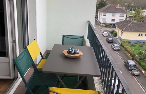 Neudorf South Apartamento | MMETA 4 pers apartment in Strasbourg ideally located, terrace with unobstructed view