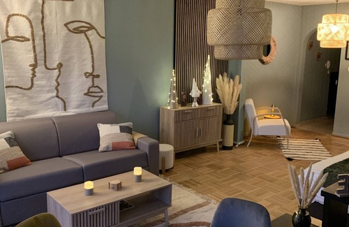 Neudorf South Apartamento | MMETA 4 pers apartment in Strasbourg ideally located, terrace with unobstructed view