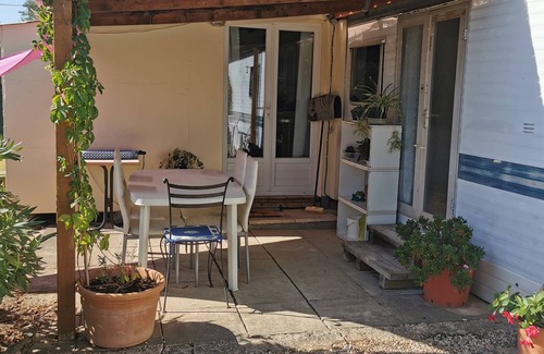 La Rouviere Casa | Mobile home outside campsite 7km from the beach