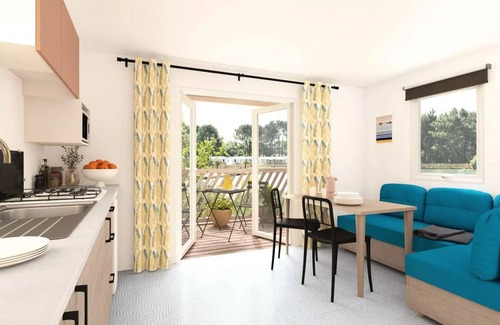 Goudargues Casa | Mobilheim 2 Schlafzimmer Loggia Bay Comfort 25m2 Klimaanlage 4 Personen