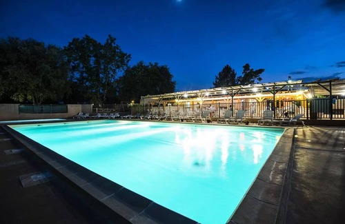 Goudargues Casa | Mobilheim 2 Schlafzimmer Loggia Bay Comfort 25m2 Klimaanlage 4 Personen