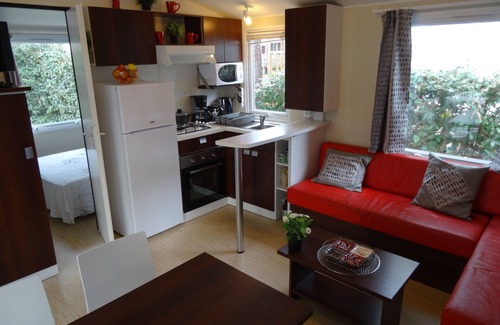 Les Mathes Casa | Mobilhome 4/5 p 32m2. Bonne Anse Plage playas cerca del corazón del bosque de pinos