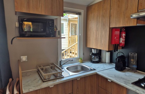 Claouey Casa | MOBILHOME On Cap Ferret in the pine forests, in a 4-star campsite.