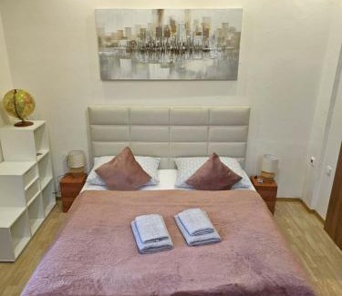 Hradec Kralove Apartamento | Moderní apartmán u Velkého náměstí 1, Wi-Fi a Netflix zdarma, koupelna s vanou