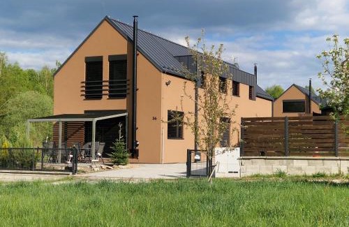 Cerna V Posumavi Apartamento | Moderní byt v Relax Vila Lipno u pláže Windy Point