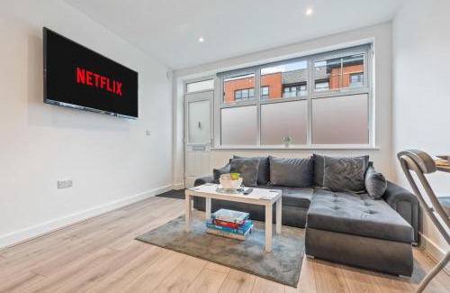 Mapperley Apartamento | Modern 2 Bedroom Apartment in City Centre Free Parking with Fast WiFi Near Arena