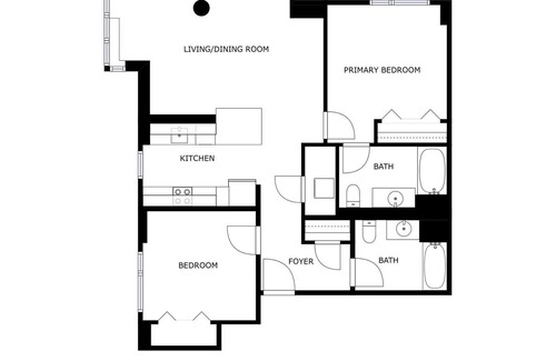 White Plains Apartamento | Modern 2BR Place in White Plains