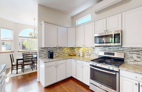 Southside Casa | Modern Adobe Home w/ Mountain-View Balcony, Short Drive Downtown