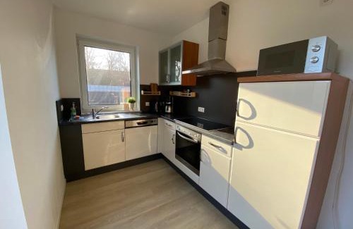 Werlte Apartamento | Modern am Bowlingcenter Garten u Terrassenüberdachung