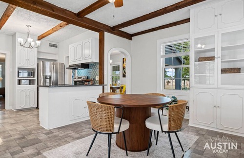 Austin Casa | Modern Austin Pool House | Hot Tub, Sauna, Gym | Pet-Friendly Southwest Gem