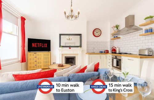 Somers Town Apartamento | Modern Camden Apartment with Large Private Garden