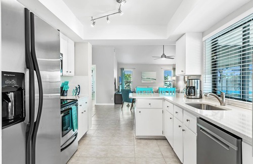 Cape Coral Casa | Modern Coastal Home w/Heated Pool & Waterfront Views!