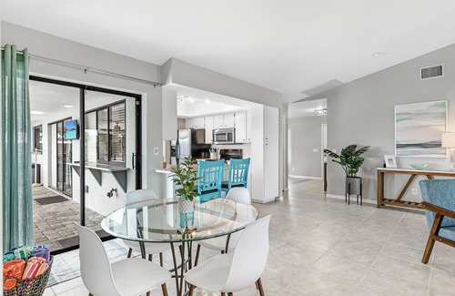 Cape Coral Casa | Modern Coastal Home w/Heated Pool & Waterfront Views!