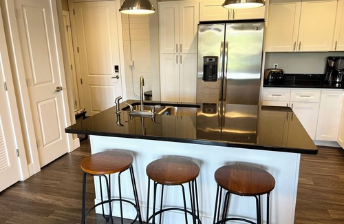 Manistee Condominio | Modern condo on Manistee River just steps away from downtown!