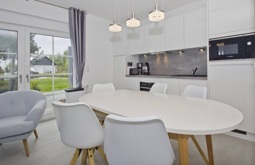 Gross Zicker Apartamento | Modern vacation apartment with private terrace - Haus Inselwind FeWo MEERglück