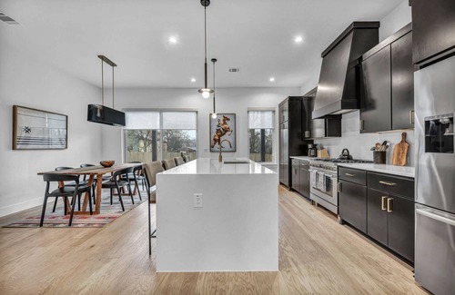 Blackshear-Prospect Hill Casa | Modern Eastside Home with Gourmet Kitchen, 3 Floors, Game Room, Walk to restaurants and bars