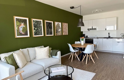 Bocholt Apartamento | Apartamento-Superior-Baño privado-Vista a la Ciudad-Moderne Wohnung