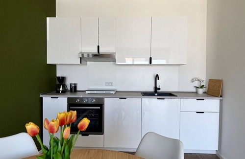 Bocholt Apartamento | Apartamento-Superior-Baño privado-Vista a la Ciudad-Moderne Wohnung