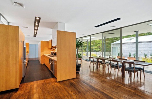 Springs Casa | Modern home sited on a lush wood acre, stunning pool, covered deck, outdoor...