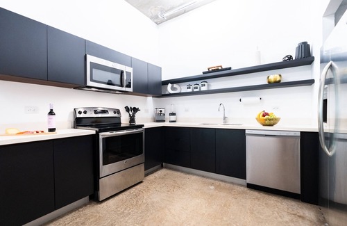 Barrio Santa Lucía Condominio | Modern Industrial Beach Condo, Sleeps 6