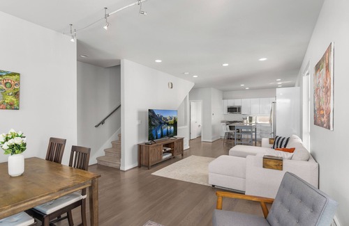 Ballard Casa | Modern Luxury Home with EV Garage, Office, Bike & Balcony! WFH, Family+