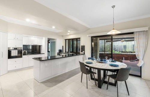 Eight Mile Plains Casa | Modern-Traditional Mansion Style Home w/ Pool