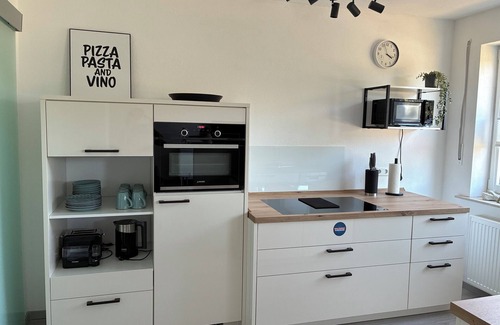 Warburg Apartamento | Modern vacation apartment "Diemelaue" located on the Diemel, own garden seating area