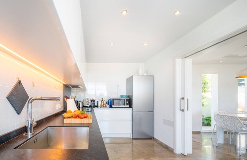 Cielo de Bonaire Villa | Villa moderna con piscina y fantásticas vistas al mar.