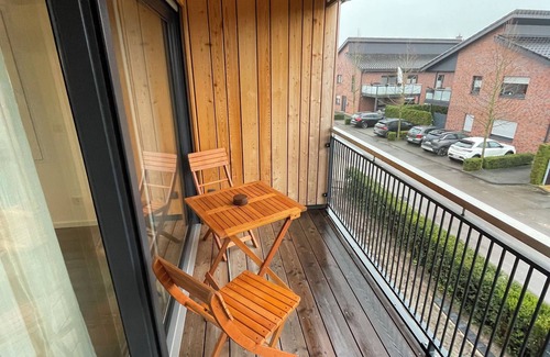 Wettringen Apartamento | Modern wooden vacation apartment in Wettringen | Münsterland | 1-6 persons