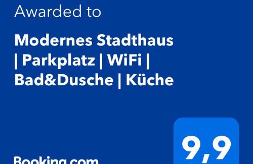 Seelhorst Apartamento | Modernes Stadthaus 100qm Parkplatz Bad&Dusche Küche