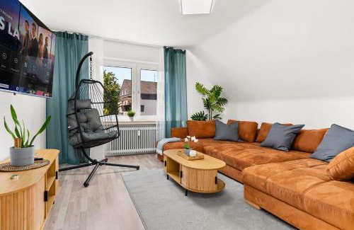 Grundschottel Apartamento | MOLA Apartments-Geräumiges Apartment in Wetter bis 6 Personen, XXL Couch, Parkplatz und WLAN