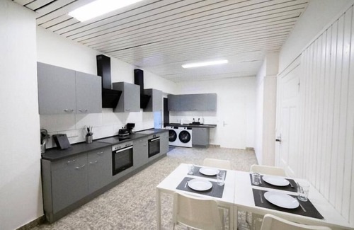 Gulzow Apartamento | Monteurwohnung für 8 Personen in Gülzow – WLAN, Aufenthaltsraum, Parkplatz, Nähe Hamburg - RZ02a