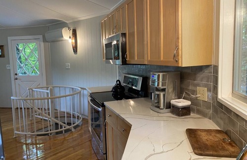 Black Mountain Cabina | MONTREAT ROUND HOUSE - Mountain views, Renovated, Hot Tub, Fire Pit