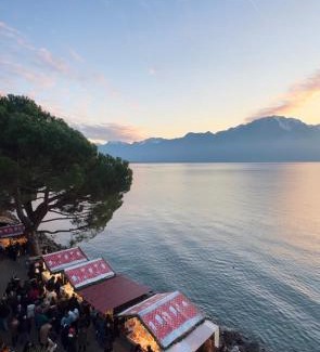 Montreux City Centre Apartamento | Montreux Riviera Suite Waterfront 3 Bedrooms Private Parking