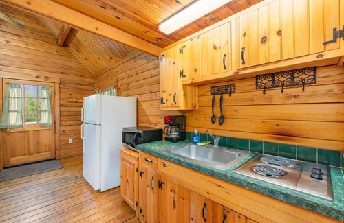 Rileyville Cabina | Mountain Views, River Frontage & HotTub + Country!