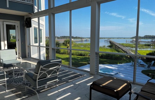 Windmill Harbor Casa | Multimillion dollar home with million dollar views on water with Dock