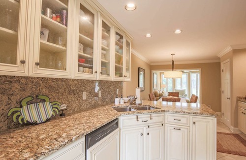 Isle of Palms Casa | Multiple Seating Areas & Outdoor Balconies; Access to Community Pool and Tennis & Pickleball Courts