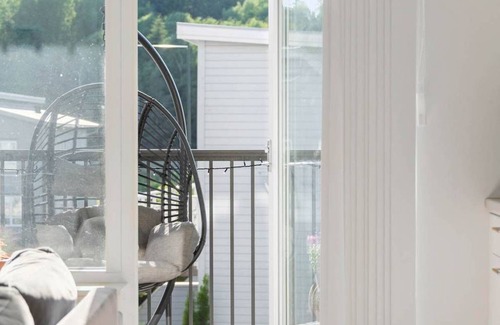 Gribbylund Apartamento | Mysig lägenhet - Gym, solig terrass, BBQ Grill