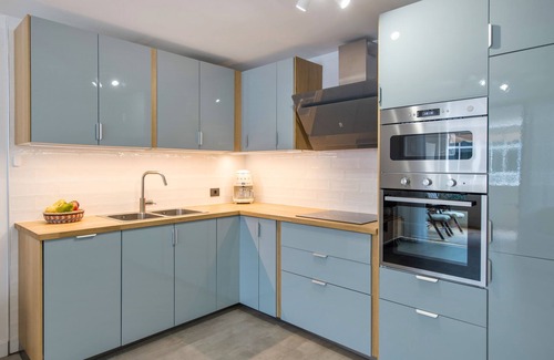 Puerto Naos Apartamento | Apartamento 'Naos' con vistas al mar, Wi-Fi y aire acondicionado