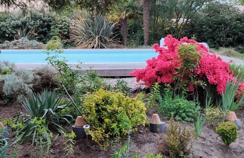 Le Porge Chalet De Esquí | Habitación naturista con piscina. Cerca de Bassin d'Arcachon, Cap-Ferret, Médoc