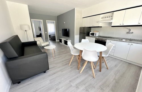 Samieira Apartamento | Apartamento Naturmar, Piscina, jardín, parque infantil barbacoa, a 1 km de playa