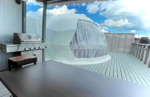 Fujikawaguchiko Casa | Nekoana Glamping Dome House / Minamitsuru-gun Yamanashi