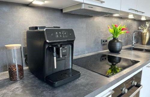 Friedrichstadt Apartamento | Neu & Schick: Küche inkl. Kaffee
