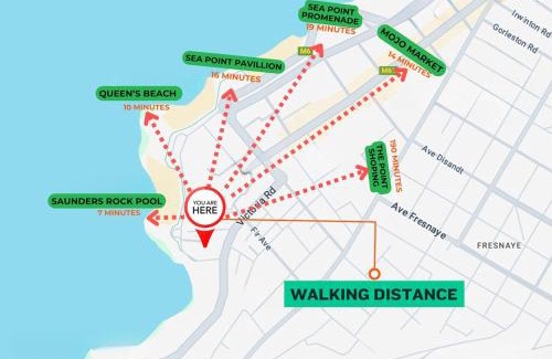 Sea Point Villa | NEW! Bantry Bay Luxurious Villa 50m from the sea