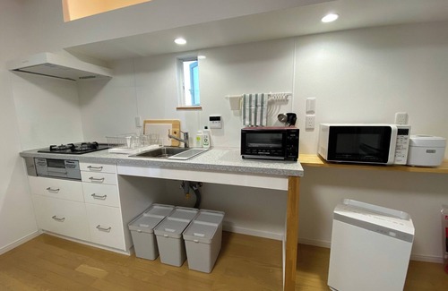 Shirahama Apartamento | New construction Allweather barbecue terrace v / Shimoda Shizuoka