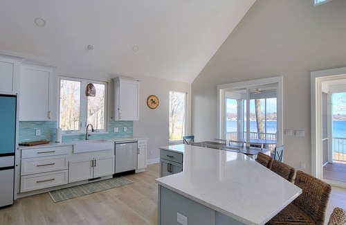 Montague Casa | NEW-for you! Ultimate beach house vacation! On White Lake w/stunning views.6 BR!