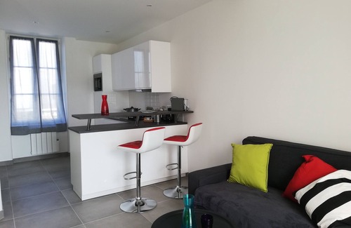 Portbail Apartamento | NUEVO: gran apartamento en planta baja frente al puerto de Portbail