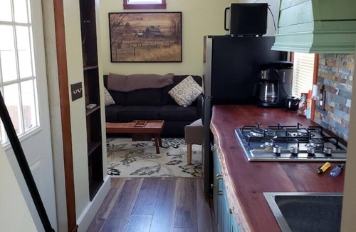 Howey-in-the-Hills Casa | New luxury Tiny House(s) on 6 acres with horses. Sunsets,fire pit, & Hot tub.