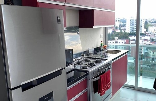 Zona de Angelópolis Apartamento | NUEVO Penthouse para 8 en la Estrella de Puebla