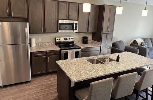 North Platte Apartamento | New One Bedroom Queen Apartment